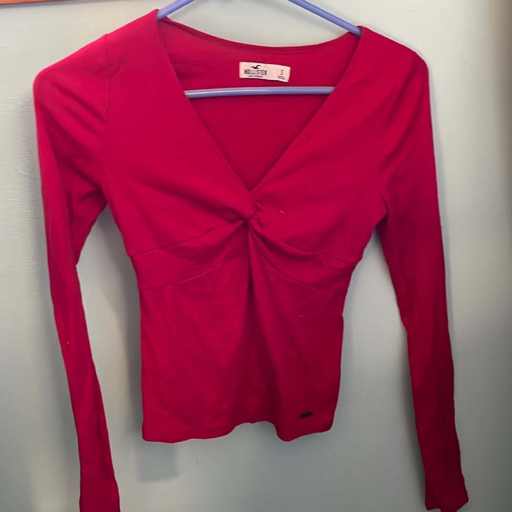 Red Hollister shirt